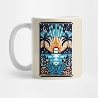 Tropical nature sunset Mug